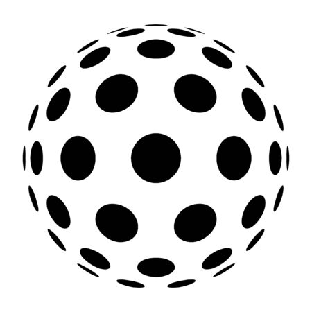 A round circle big isolated on plain background.のイラスト素材