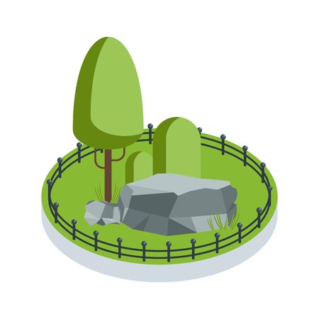 Flat vector cartoon illustration. Objects isolated on white background.のイラスト素材