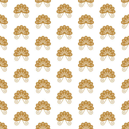 Traditional chinese vector seamless patterns for new year greeting card.のイラスト素材