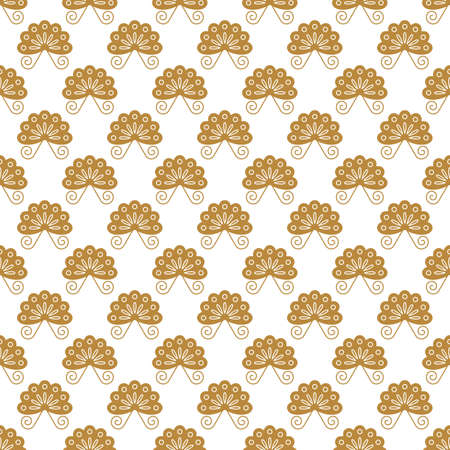 Traditional chinese vector seamless patterns for new year greeting card.のイラスト素材