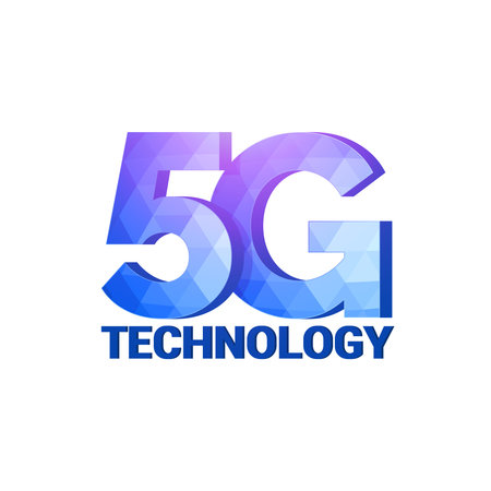 5G technology modern triangular