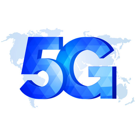 5G technology modern triangular