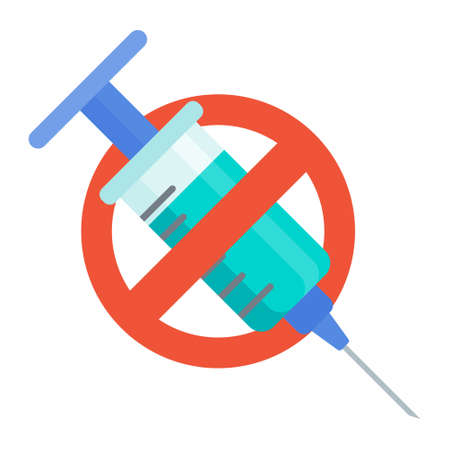 Contraindications for vaccination. Quality control of the vaccine.のイラスト素材