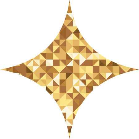 Vector luxury gold star. Rating, award and insignia.のイラスト素材