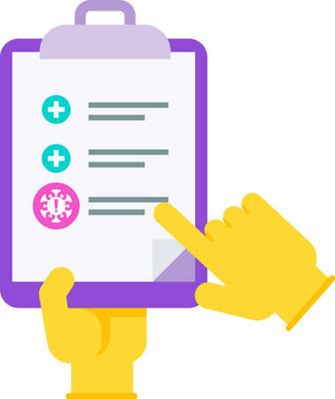 Vaccination schedule. Doctor with huge syringe and dose of vaccine.のイラスト素材