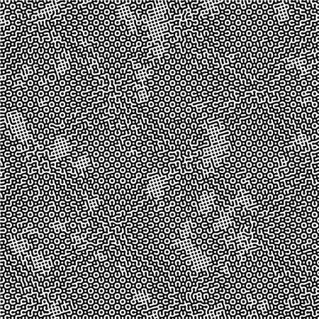 Cyclic Symmetric Multiscale Turing Pattern. Monochrome textureのイラスト素材
