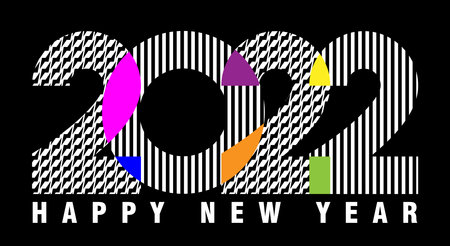 Modern aesthetics of Swiss design 2022 calendar cover.