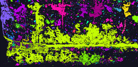 Grunge color neon background. Abstract street art print.のイラスト素材