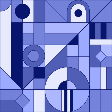 Modern abstract geometry pattern. Geometric minimalist design.のイラスト素材