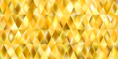 Glowing gold abstract background with diamond shaped gradientのイラスト素材