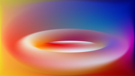 Bright rainbow background. 3D soft gradient phone wallpaperのイラスト素材
