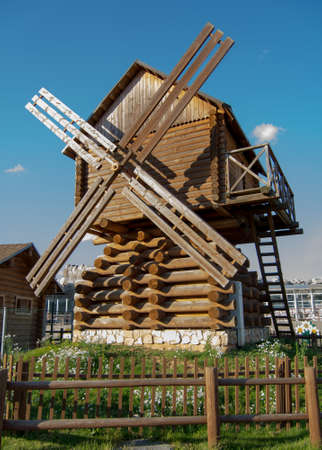 Retro technology. Life at the village.の写真素材