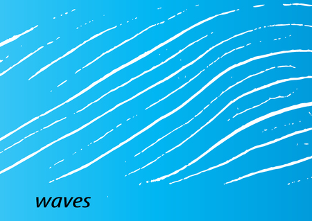 line stencil , blue textured background with curved linesのイラスト素材