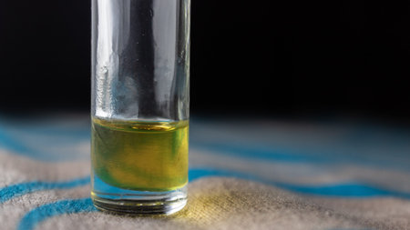 Musk bottle extract fragranceの写真素材