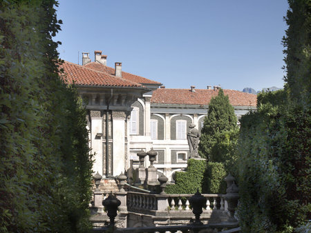 Isola Bella, Borromeo Islands Lake Maggiore, Italy, Europeの写真素材