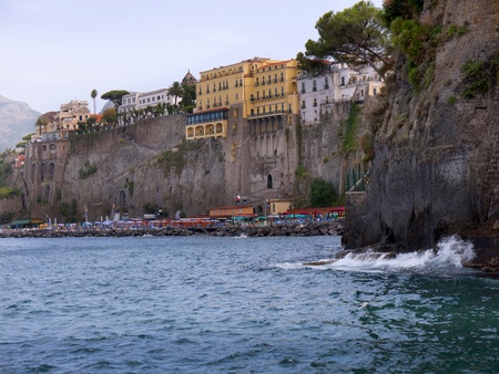 Marina Grande the original fishing port of Sorrento in Campania Italyの写真素材