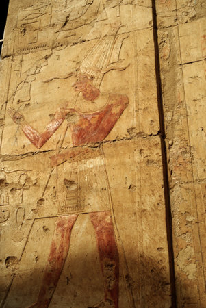 Mortuary Temple of the female Pharaoh Hatshepsut Luxor Egypt. Hatshepsut meaning, Foremost of Noble...