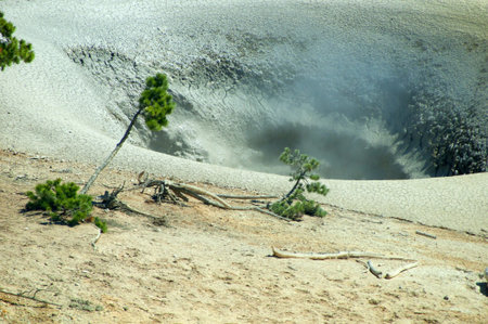 Geothermal pool in Yellowstone National Park Wyoming