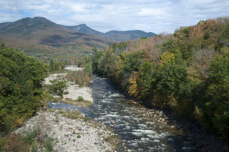 White Mountains New Hampshire in the Fall USA