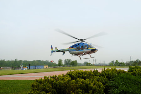 Helicopter rides over Niagara Falls In Canadaのeditorial素材