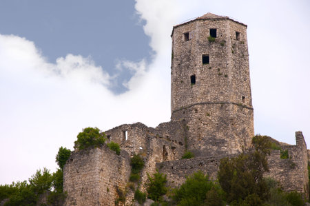 a town in Bosnia and Herzegovina.  の写真素材
