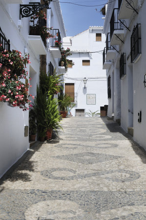 Frigiliana, one of the beautiful white villages of Andalucia in Spainのeditorial素材