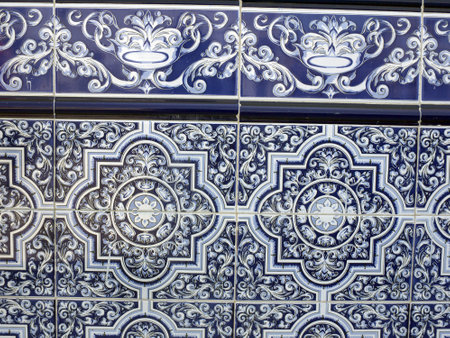 Traditional Tiles in Frigiliana, one of the beautiful white villages of Andalucia in Spain
