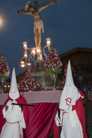Easter processions in Puerto de la Cruz in Tenerife Canary Islands Spainのeditorial素材