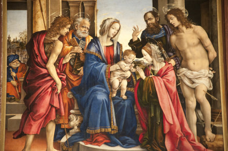 the Marriage of St Catherine in St Domenico Bologna  Italyのeditorial素材
