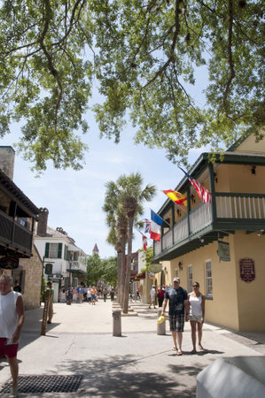 St. Augustine is a city in the northeast section of Florida, United States. のeditorial素材