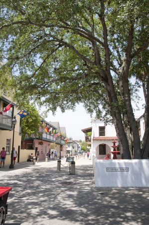St. Augustine is a city in the northeast section of Florida, United States. のeditorial素材
