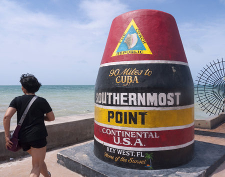 Key West in the Florida Keys in the State of Florida USAのeditorial素材