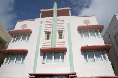 Art Deco Hotel on South Beach Miami Florida USA