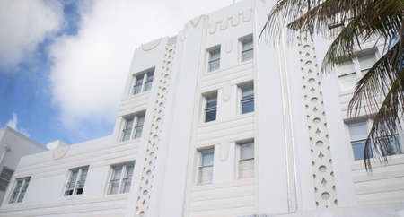 Art Deco Hotel on South Beach Miami Florida USAの写真素材