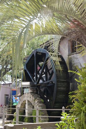 Waterwheel in St Augustine Florida USAの写真素材
