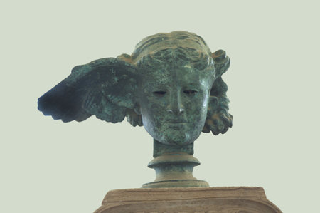 Roman head of the God Hermesのeditorial素材