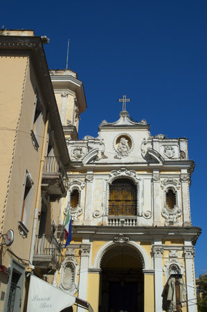 Church of Santa Maria del Carmine in Sorrento Campania Italyのeditorial素材