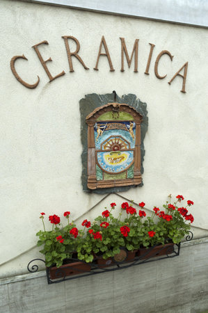 Pottery at Termini near Sorrento Italyのeditorial素材