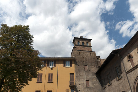 Beautiful Medieval City of Bologna Italy. Bologna is the capital city of Emilia-Romagna, in the Po...