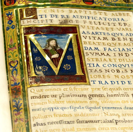Beautiful Illuminated Manuscriptのeditorial素材