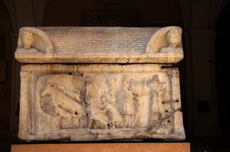 Chest shaped tomb in Modena Italyのeditorial素材