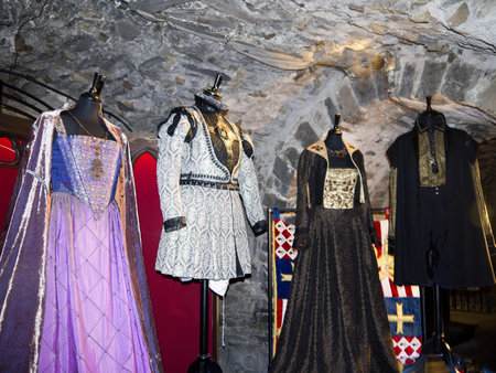 Tudor Costumes in Christ Church Cathedral Dublin Ireland