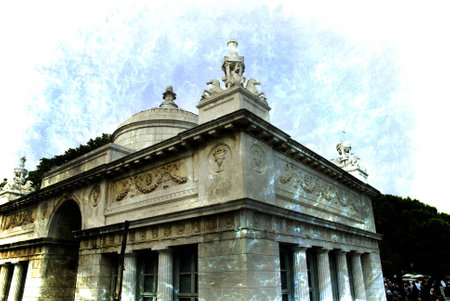 Ornate building in Venice Italyのeditorial素材