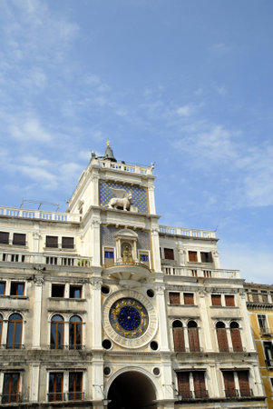 Clock of the Moors in Venice Italyのeditorial素材