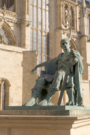 Statue of  Roman Emperor Constantine who was bor in York and became the first Christian Emperor