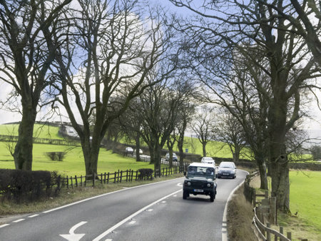 Yorkshire Dales Countryside in Northern Englandのeditorial素材