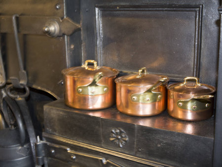 Ancient Kitchen Range and Ovenのeditorial素材