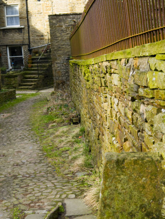 Village of Hawes in the Yorkshire Dales Englandのeditorial素材