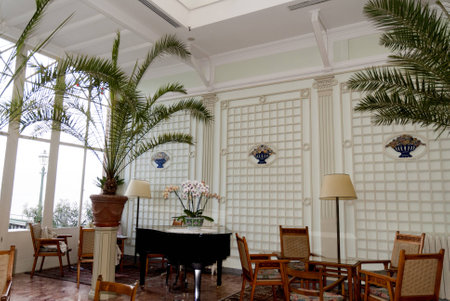 Cool Conservatory in Sorremto Italyのeditorial素材