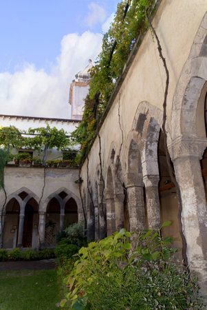 Cloister in Sorrento a popular wedding venue Italyのeditorial素材